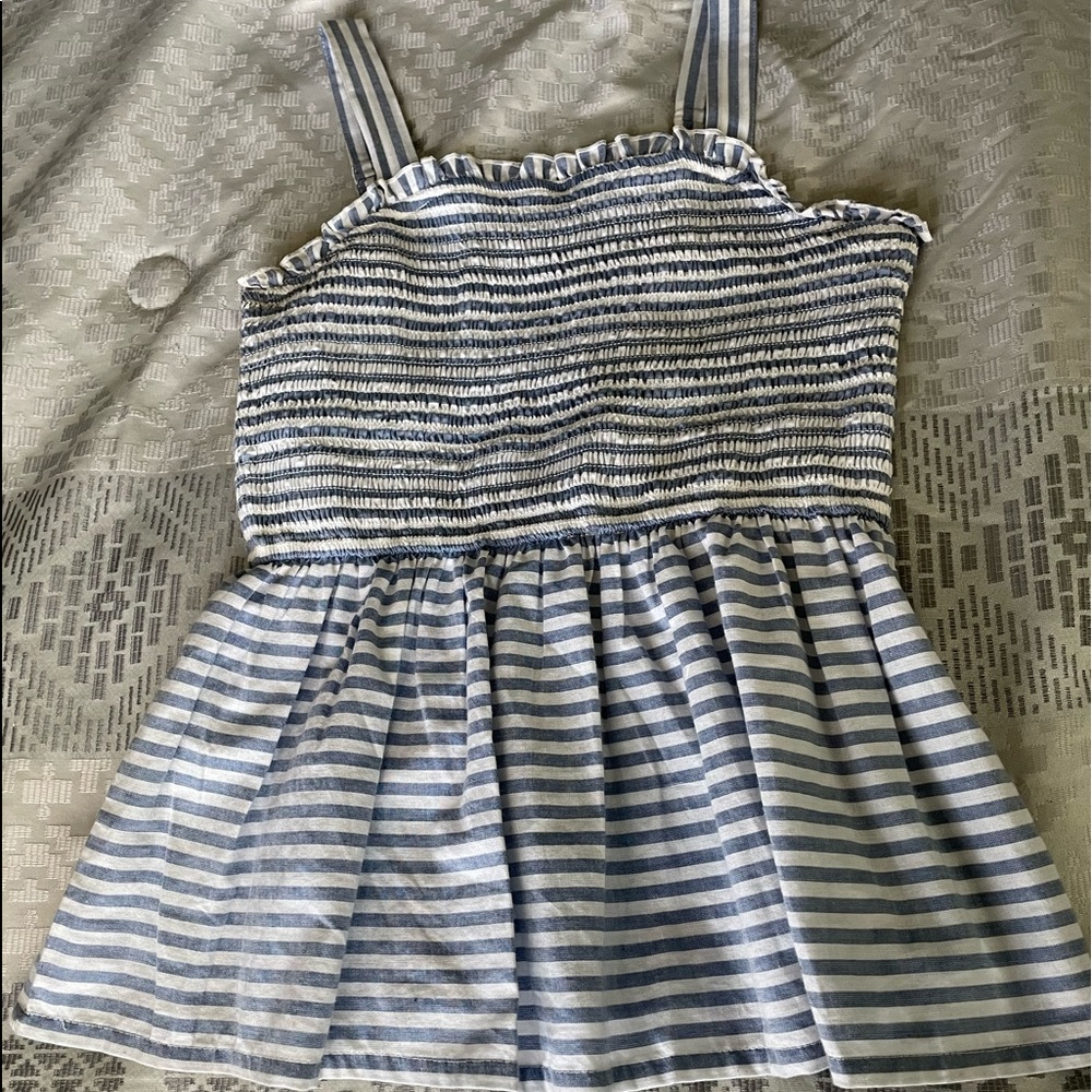Japna Ruffle Smocked Sleeveless Top